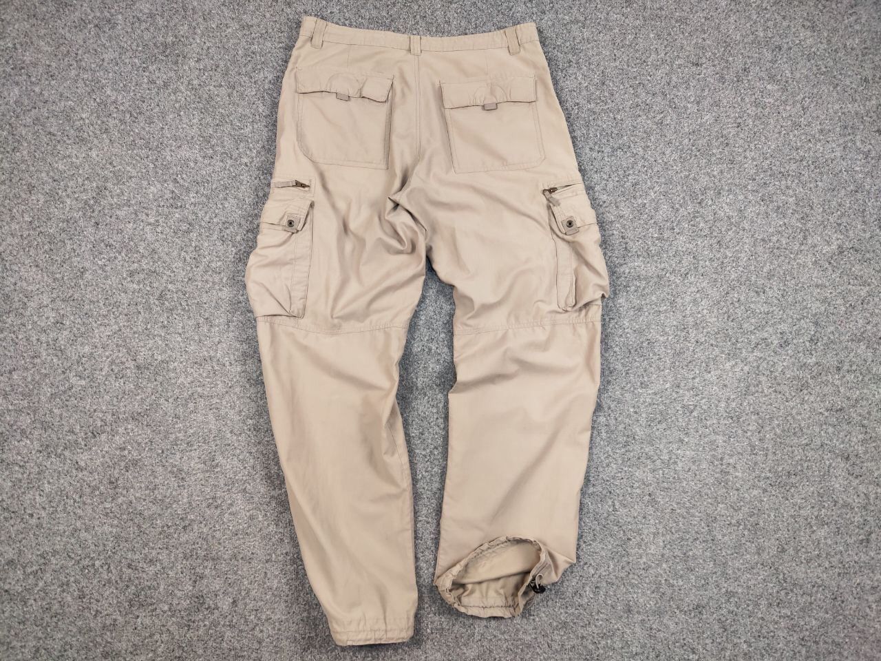 Japanese Brand Vintage 90s Cargo Zip Pants Travis Scott Japan Pocket Beige Size US 34 / EU 50 - 15 Thumbnail