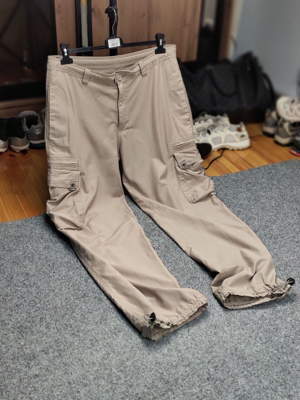 Japanese Brand Vintage 90s Cargo Zip Pants Travis Scott Japan Pocket Beige Size US 34 / EU 50 - 21 Thumbnail