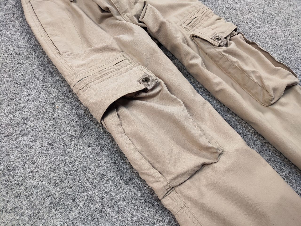 Japanese Brand Vintage 90s Cargo Zip Pants Travis Scott Japan Pocket Beige Size US 34 / EU 50 - 11 Thumbnail