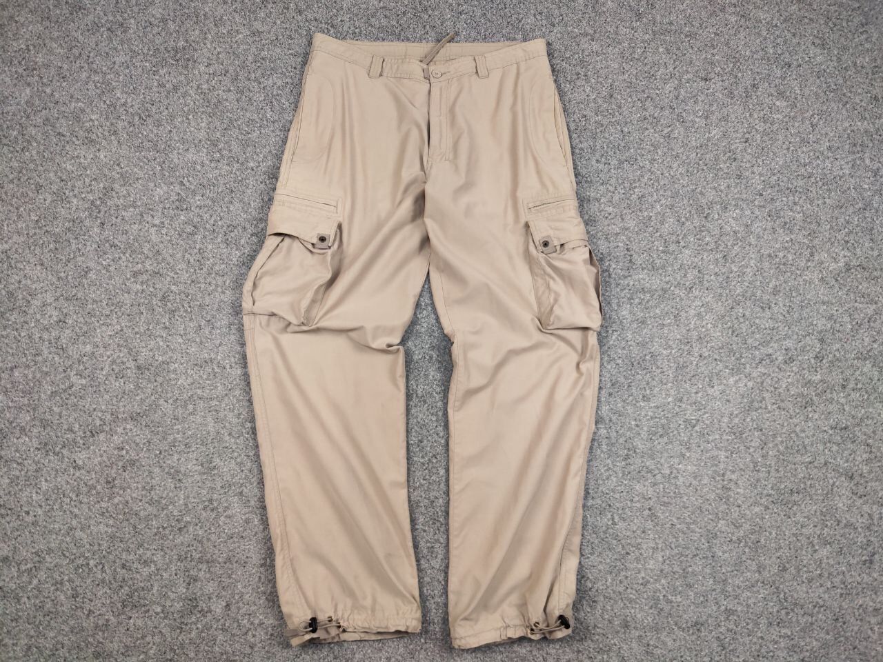 Japanese Brand Vintage 90s Cargo Zip Pants Travis Scott Japan Pocket Beige Size US 34 / EU 50 - 14 Thumbnail