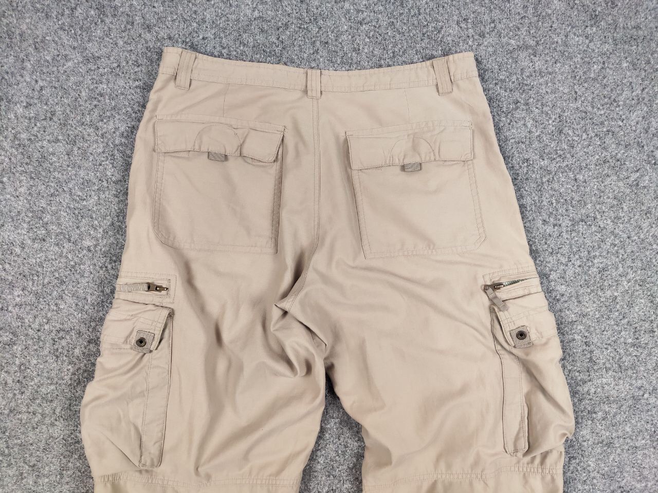 Japanese Brand Vintage 90s Cargo Zip Pants Travis Scott Japan Pocket Beige Size US 34 / EU 50 - 16 Thumbnail