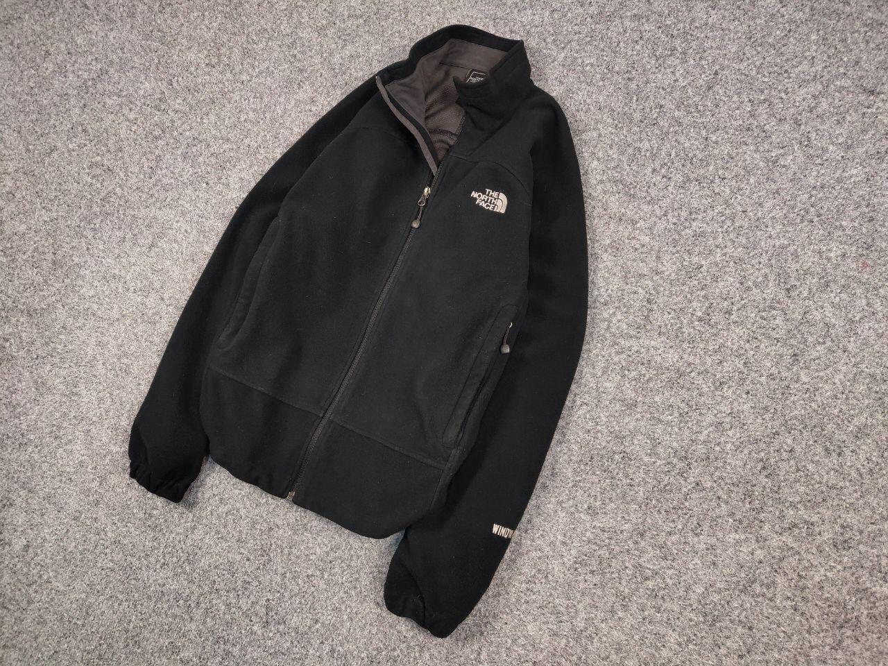 The North Face Vintage 90's The North Face Windwall Fleece Zip Black Jacket Size US M / EU 48-50 / 2 - 3 Thumbnail
