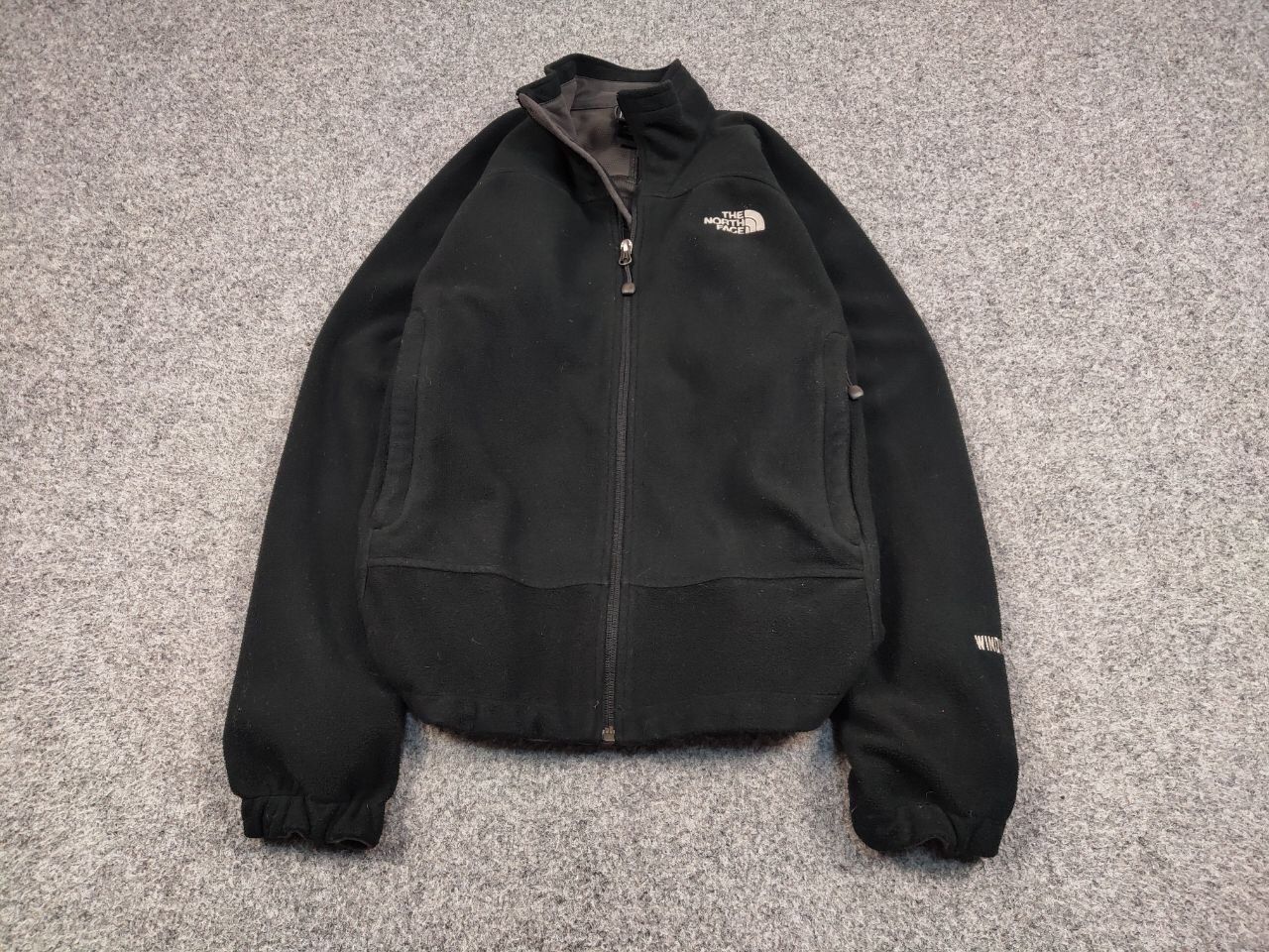 The North Face Vintage 90's The North Face Windwall Fleece Zip Black Jacket Size US M / EU 48-50 / 2 - 2 Thumbnail