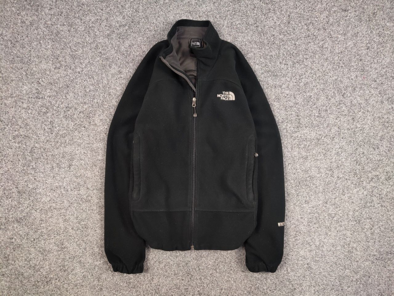 The North Face Vintage 90's The North Face Windwall Fleece Zip Black Jacket Size US M / EU 48-50 / 2 - 1 Thumbnail