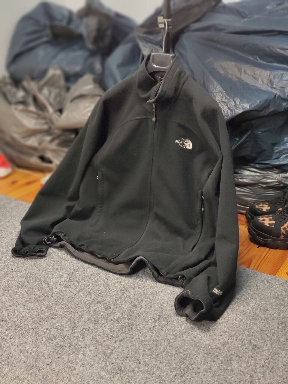 The North Face Vintage 90's The North Face Windwall Fleece Zip Black Jacket Size US M / EU 48-50 / 2 - 22 Thumbnail