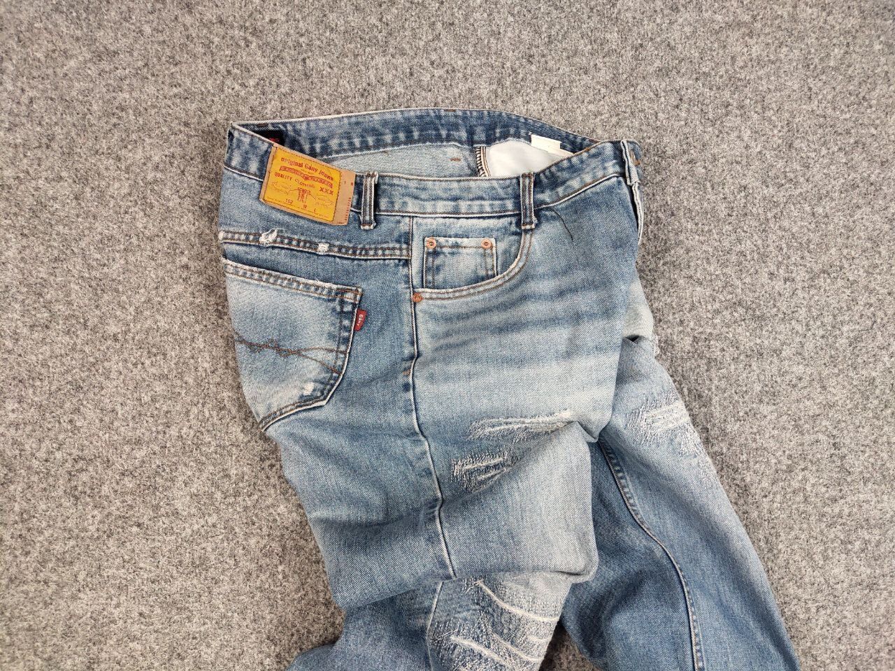 Japanese Brand Vintage 90's Japan Distressed Denim Original Gany Jeans Size US 32 / EU 48 - 18 Thumbnail