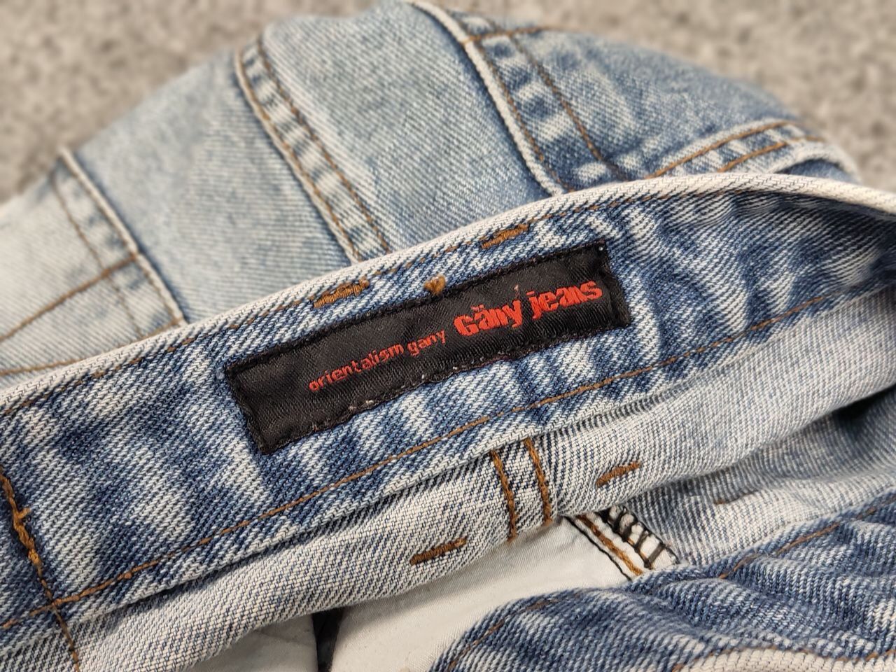 Japanese Brand Vintage 90's Japan Distressed Denim Original Gany Jeans Size US 32 / EU 48 - 21 Thumbnail