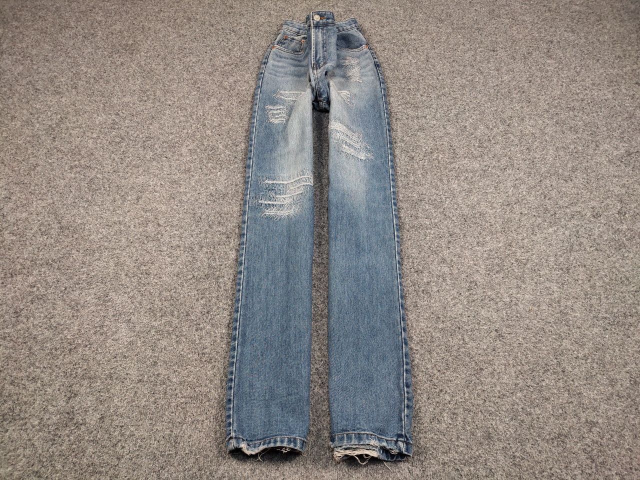 Japanese Brand Vintage 90's Japan Distressed Denim Original Gany Jeans Size US 32 / EU 48 - 2 Thumbnail