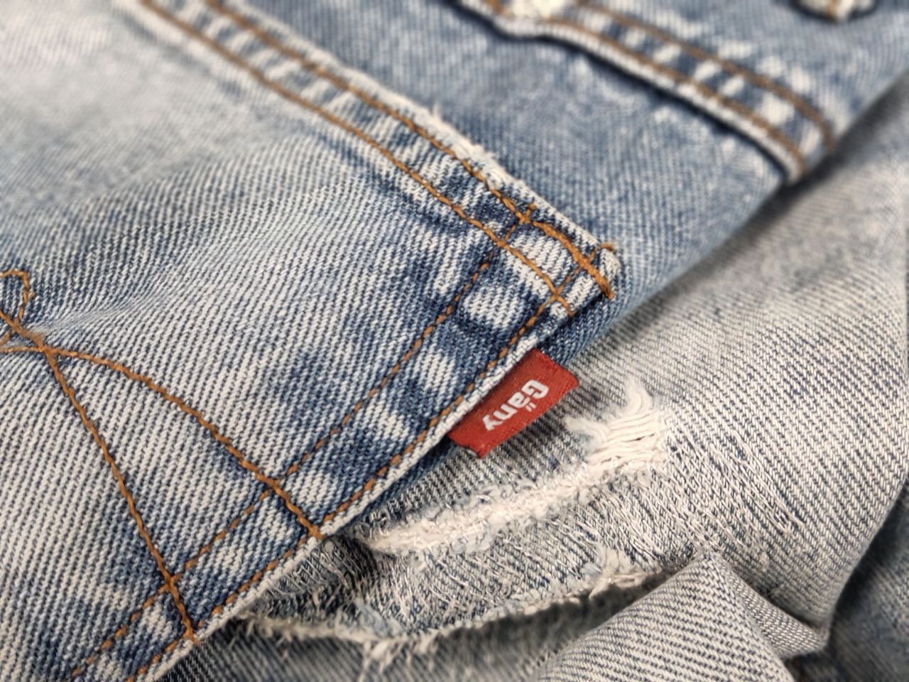 Japanese Brand Vintage 90's Japan Distressed Denim Original Gany Jeans Size US 32 / EU 48 - 20 Thumbnail