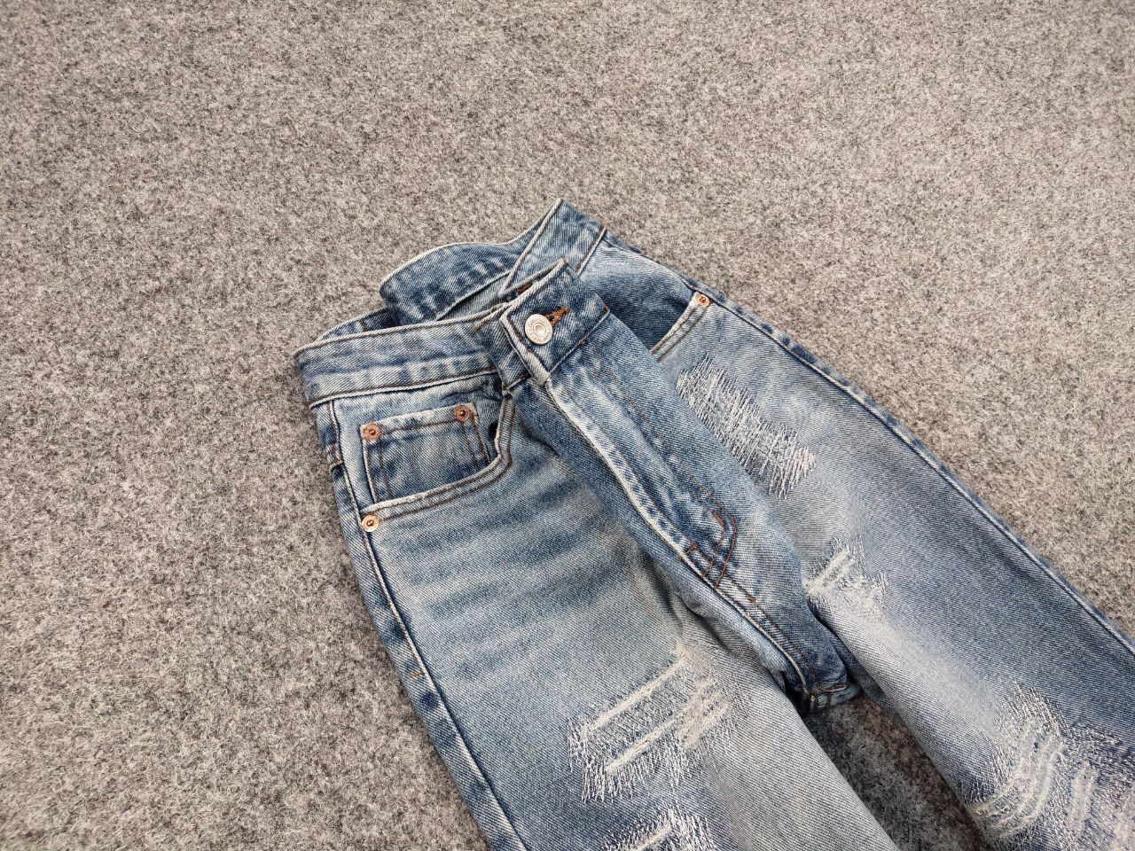 Japanese Brand Vintage 90's Japan Distressed Denim Original Gany Jeans Size US 32 / EU 48 - 12 Thumbnail