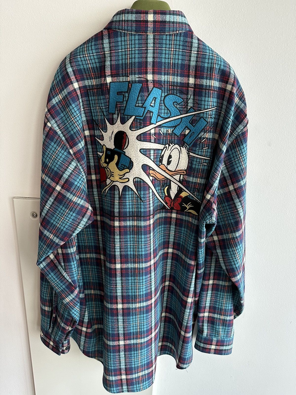 Disney × Gucci Super Runway Gucci X Disney Flannel Shirt Limited Edition Size US XXL / EU 58 / 5 - 3 Thumbnail