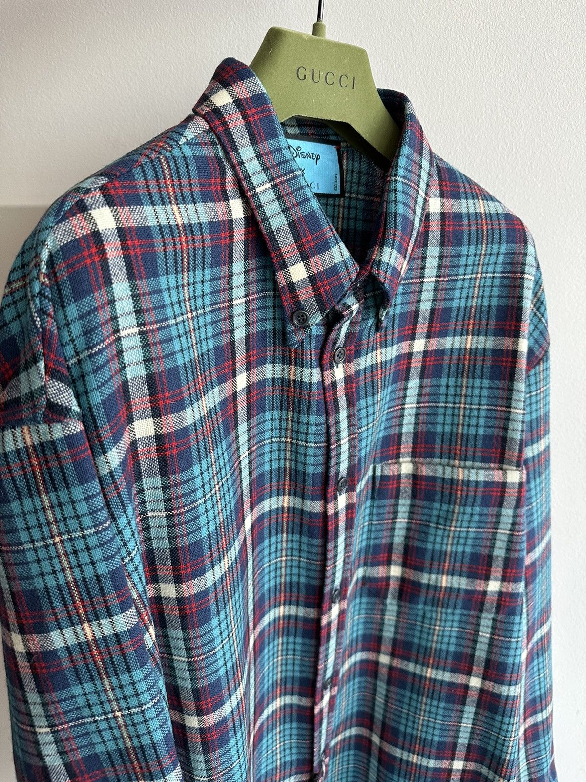 Disney × Gucci Super Runway Gucci X Disney Flannel Shirt Limited Edition Size US XXL / EU 58 / 5 - 20 Thumbnail