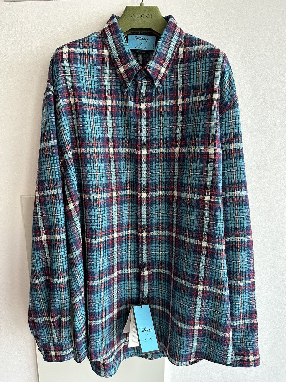 Disney × Gucci Super Runway Gucci X Disney Flannel Shirt Limited Edition Size US XXL / EU 58 / 5 - 17 Thumbnail