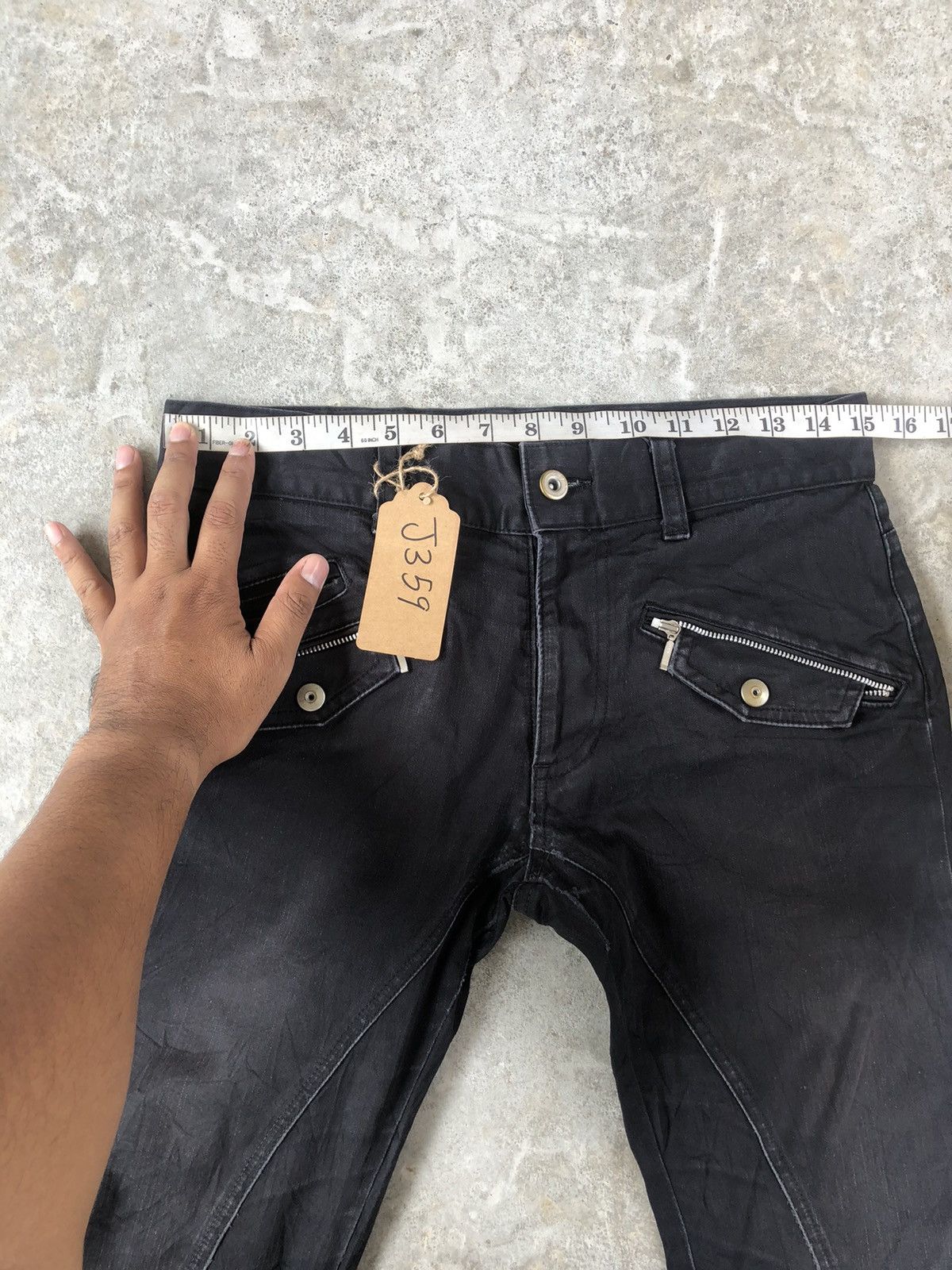 Katharine Hamnett London Hamnett Pants Distressed Jeans Cargo Pants Size US 30 / EU 46 - 17 Thumbnail
