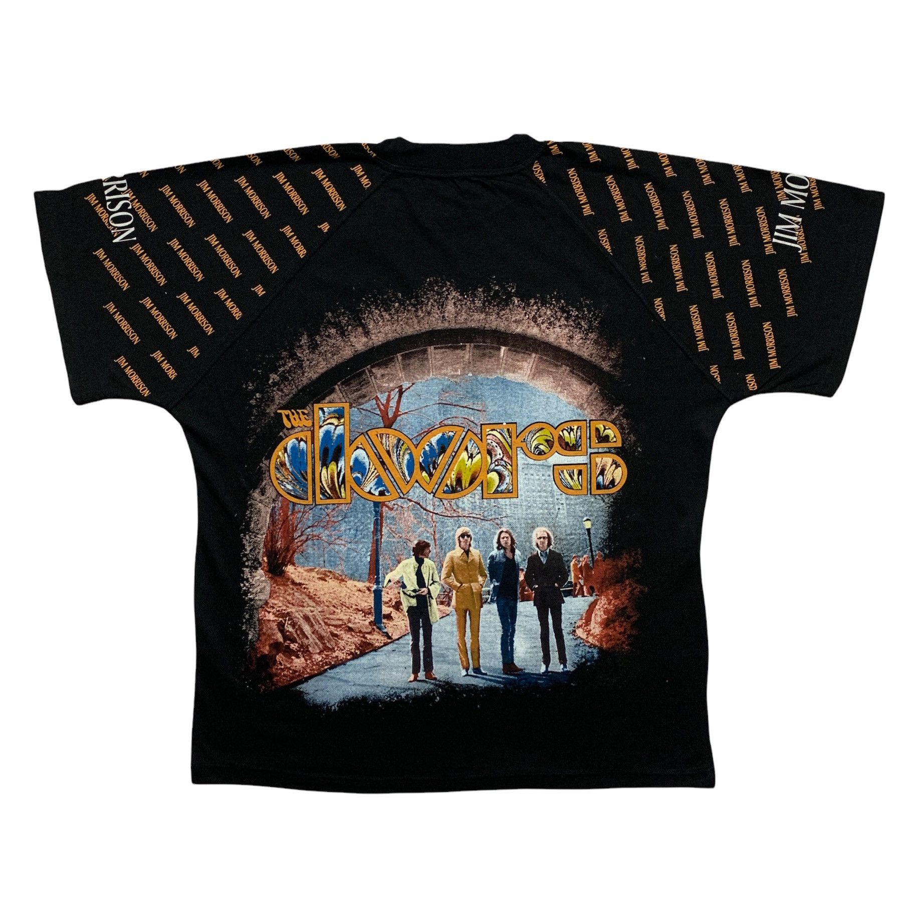 Band Tees Vintage The Doors All Over Print 90's Empire Rock T-shirt Size US XL / EU 56 / 4 - 2 Thumbnail