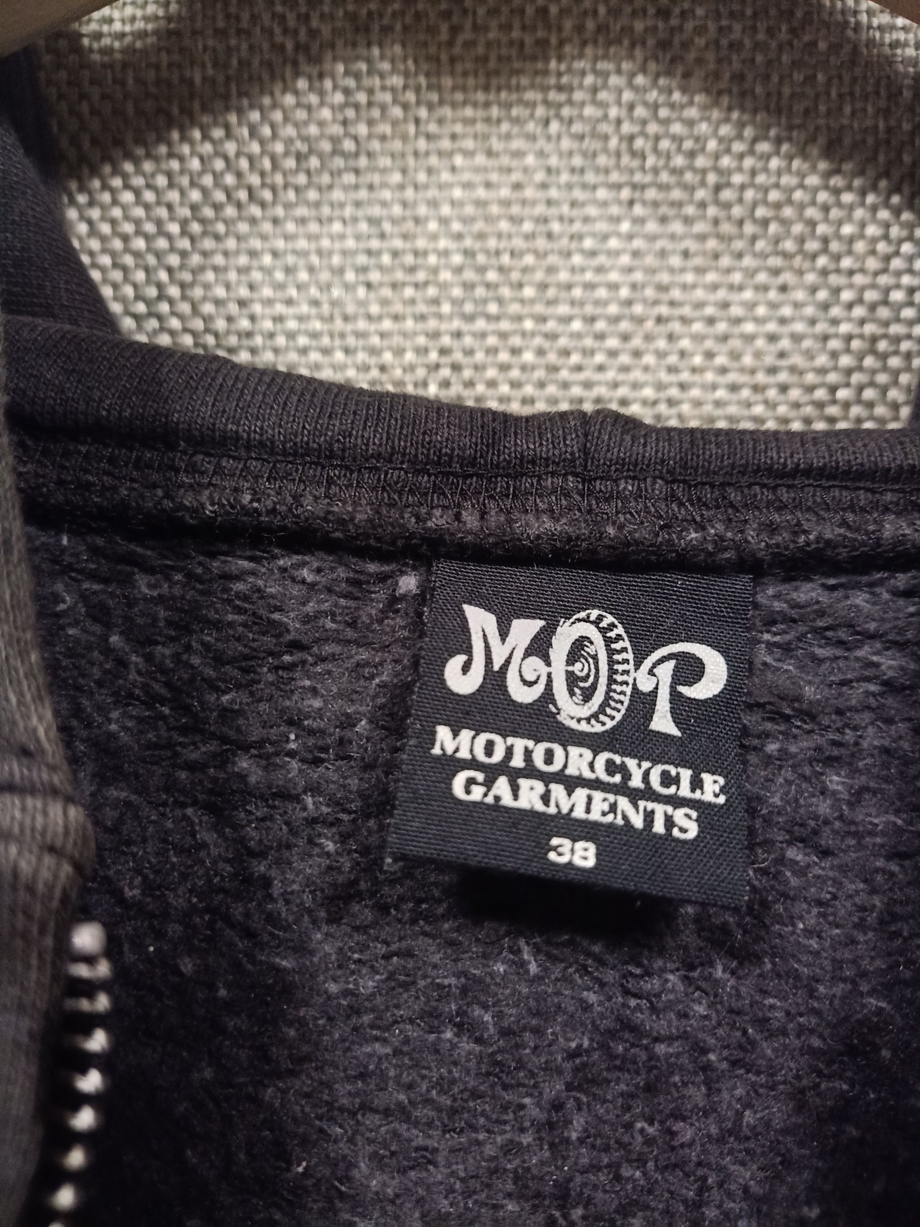 Vintage Vintage 90s sweatshirt hoodie motorcycle garments Size US L / EU 52-54 / 3 - 5 Thumbnail