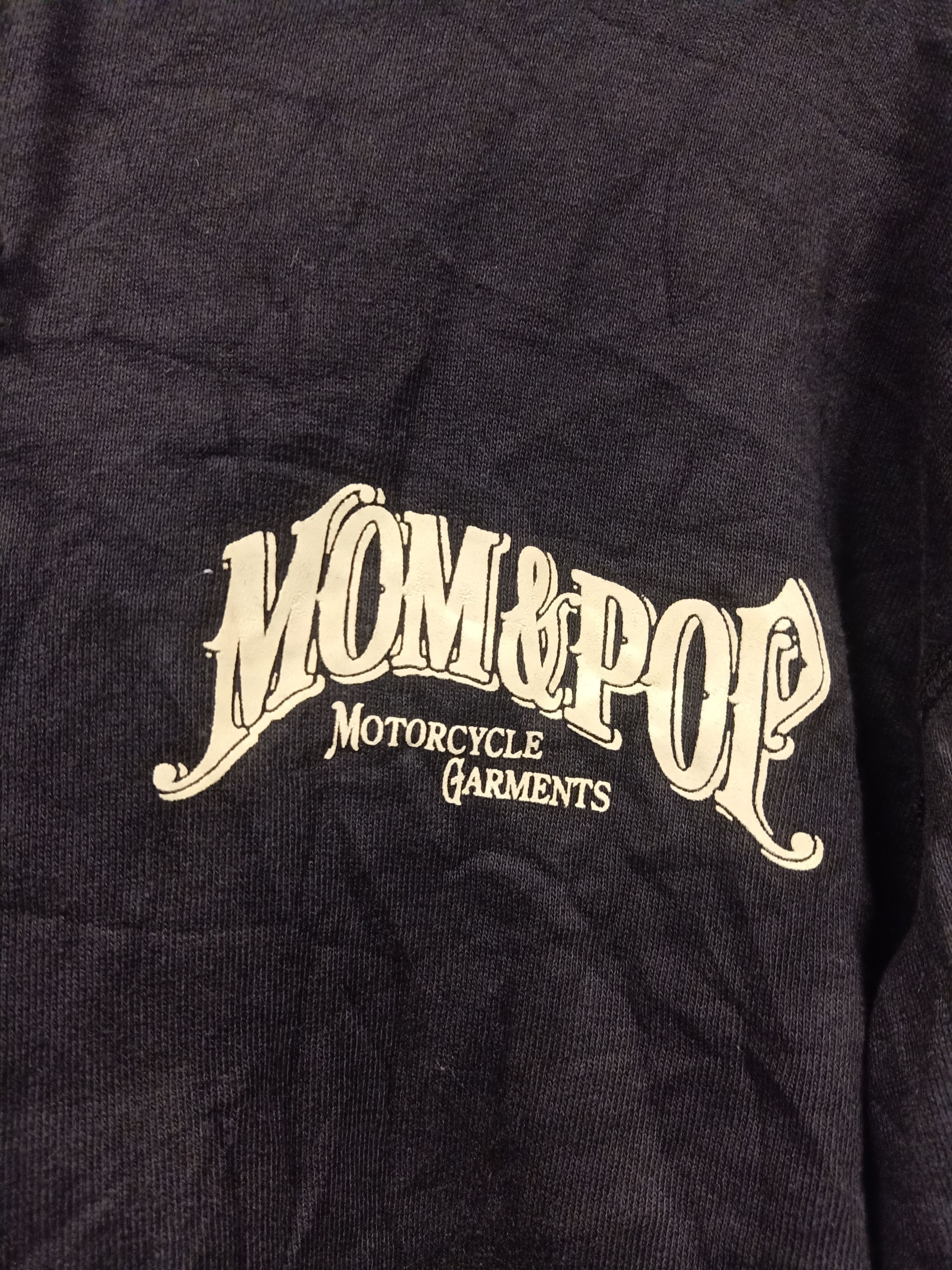 Vintage Vintage 90s sweatshirt hoodie motorcycle garments Size US L / EU 52-54 / 3 - 4 Thumbnail