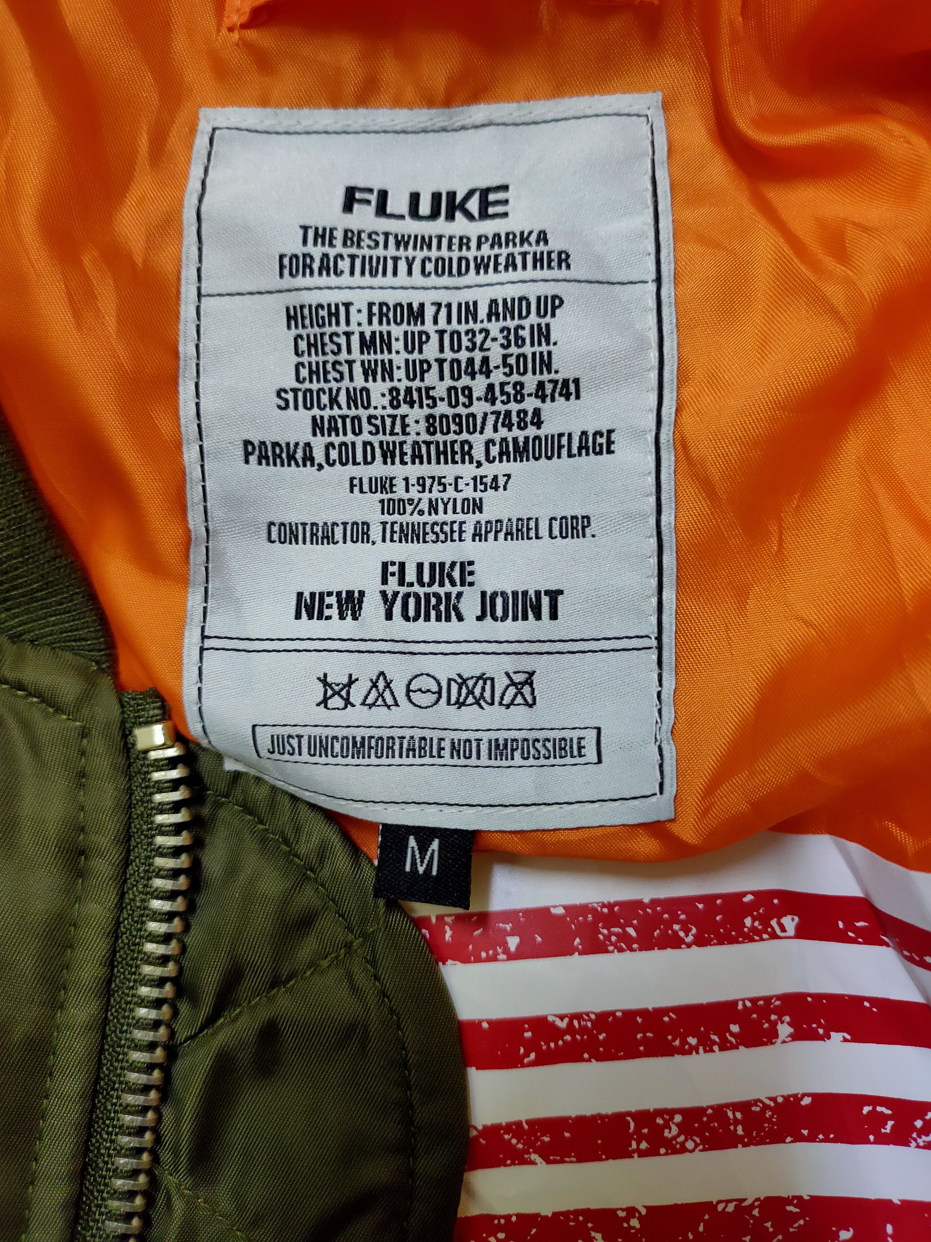 Other Rare Fluke Bomber Jacket #22020803 Size US M / EU 48-50 / 2 - 8 Thumbnail