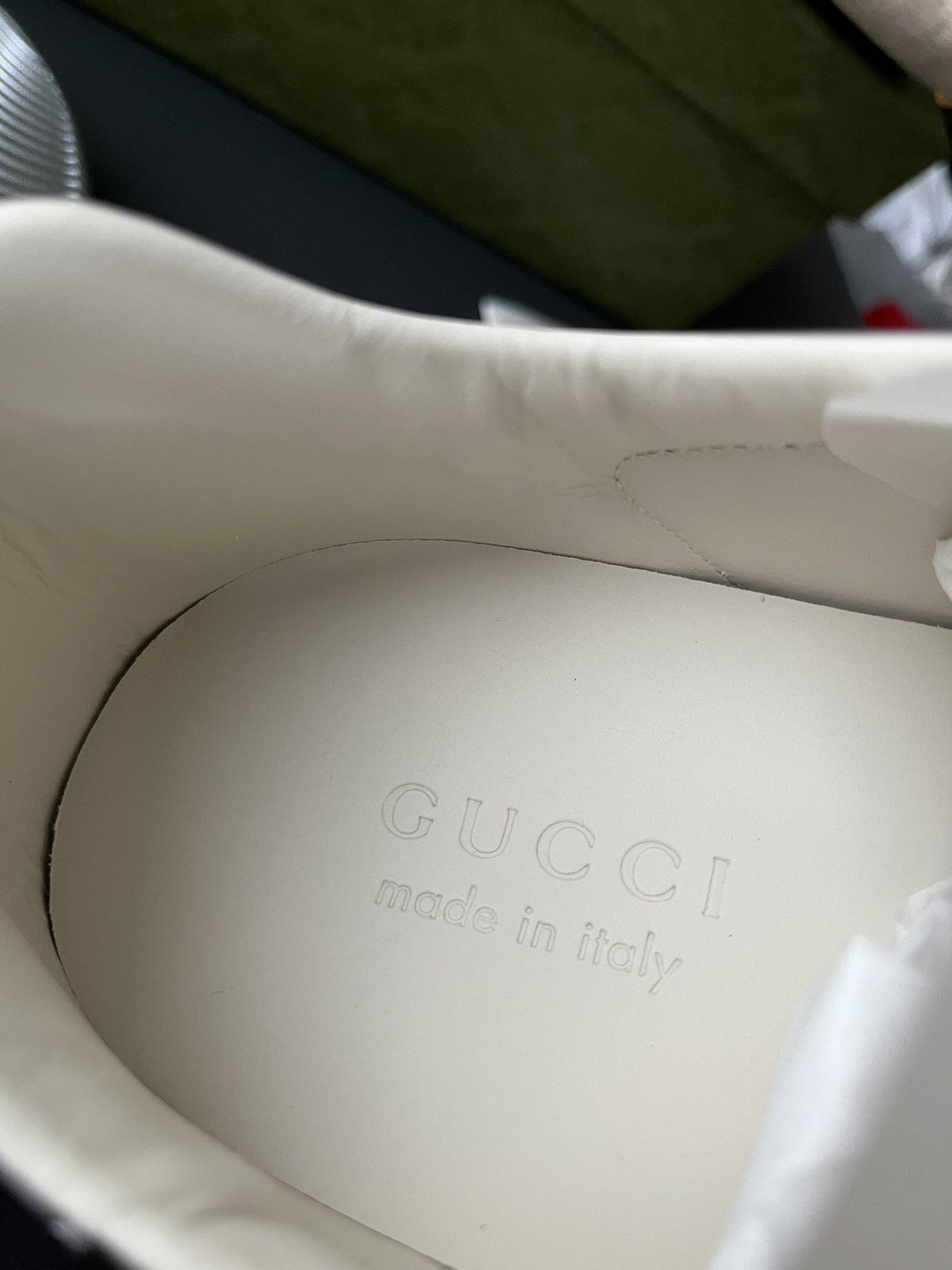Gucci Runway Rare Brand New Iconic Gucci Logo Leather ACE Sneaker Size US 11 / EU 44 - 14 Thumbnail