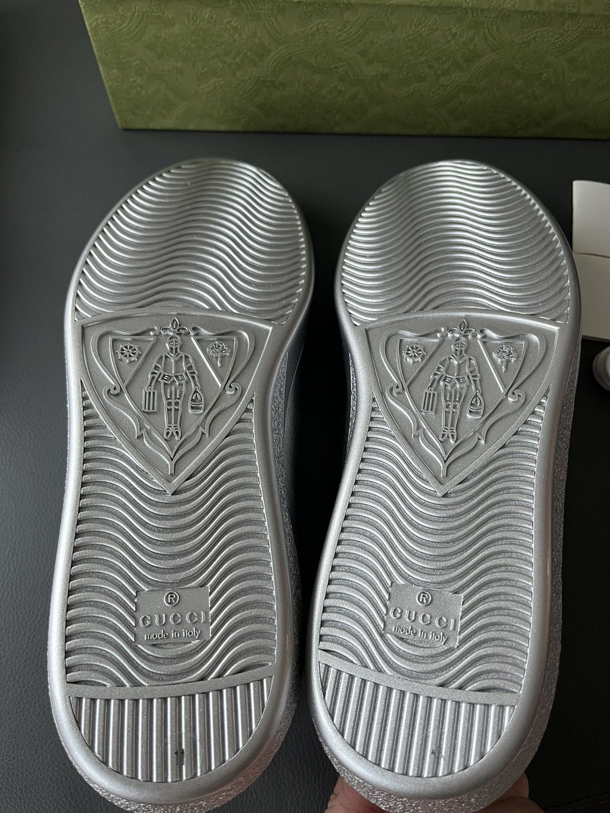 Gucci Runway Rare Brand New Iconic Gucci Logo Leather ACE Sneaker Size US 11 / EU 44 - 13 Thumbnail