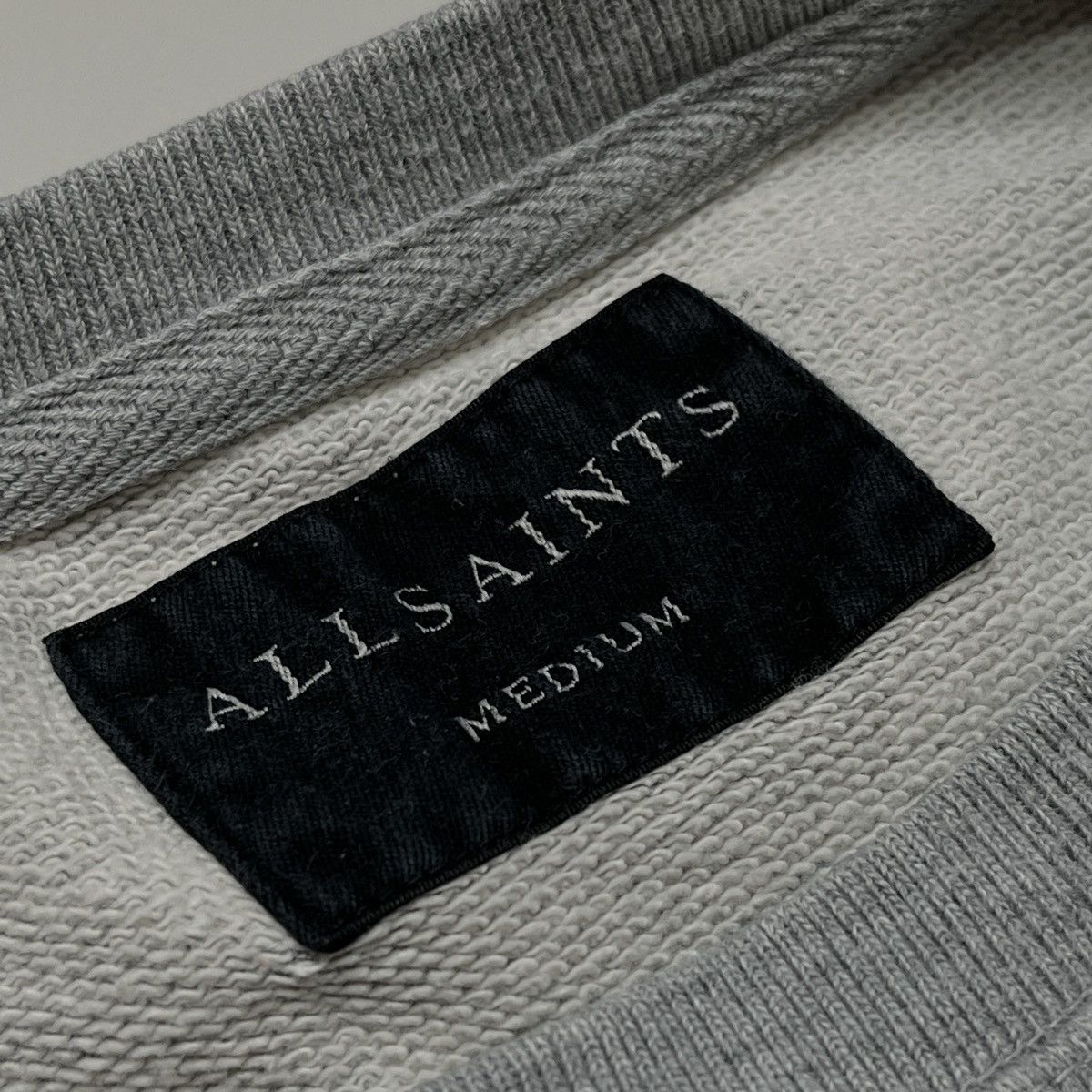 Allsaints All-saints Grey avant-garde Sweatshirt Size US M / EU 48-50 / 2 - 3 Thumbnail