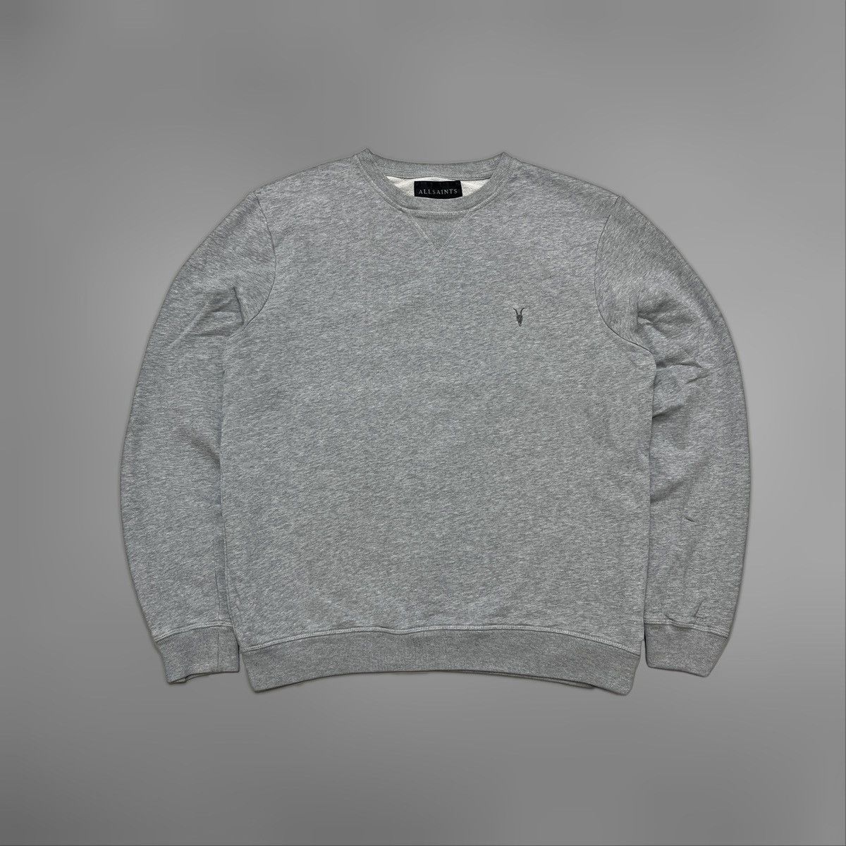Allsaints All-saints Grey avant-garde Sweatshirt Size US M / EU 48-50 / 2 - 1 Thumbnail