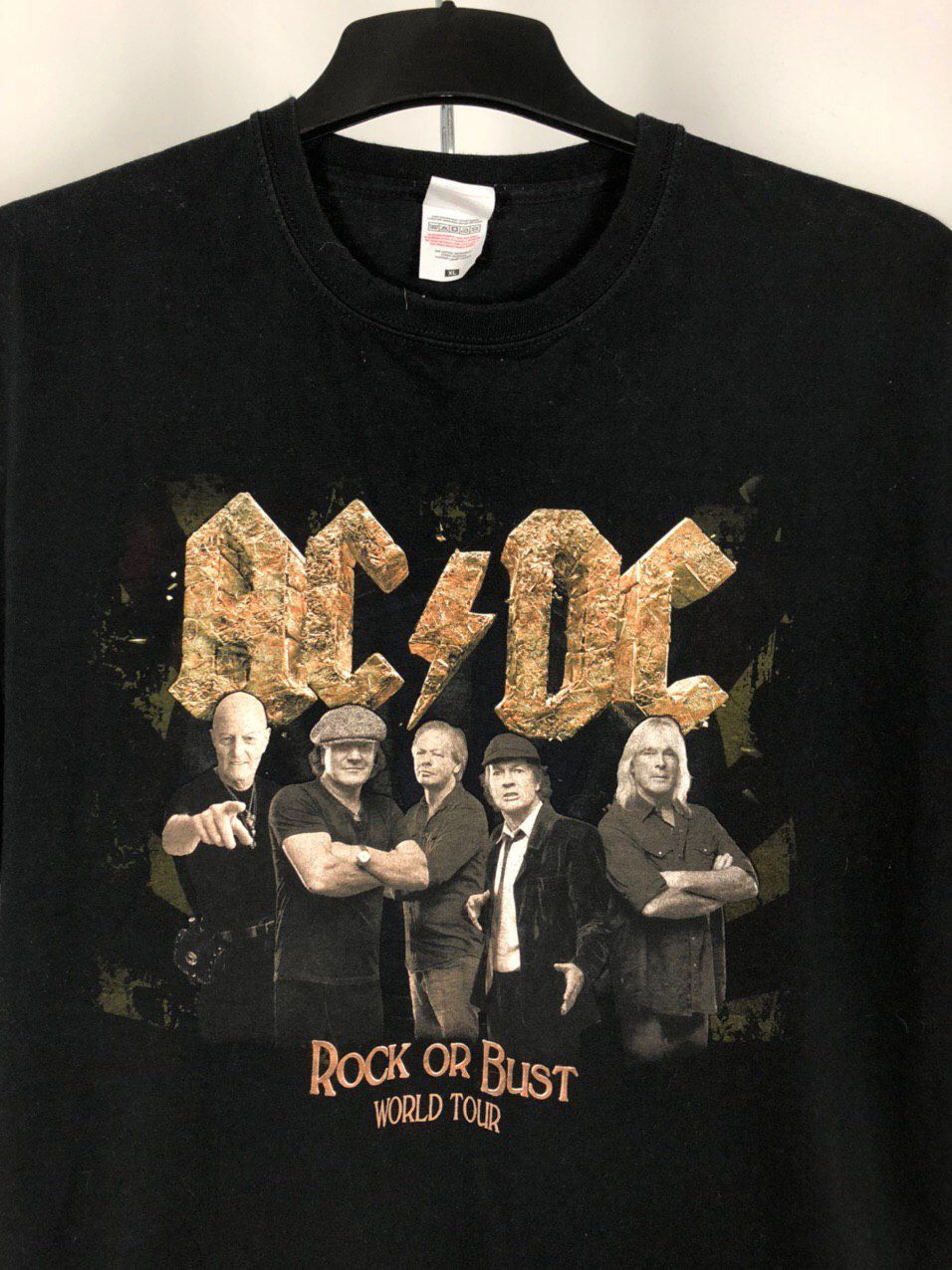 AC/DC Men’s ac/dc rock or bust 2015 t-shirts black size L Size US L / EU 52-54 / 3 - 2 Thumbnail