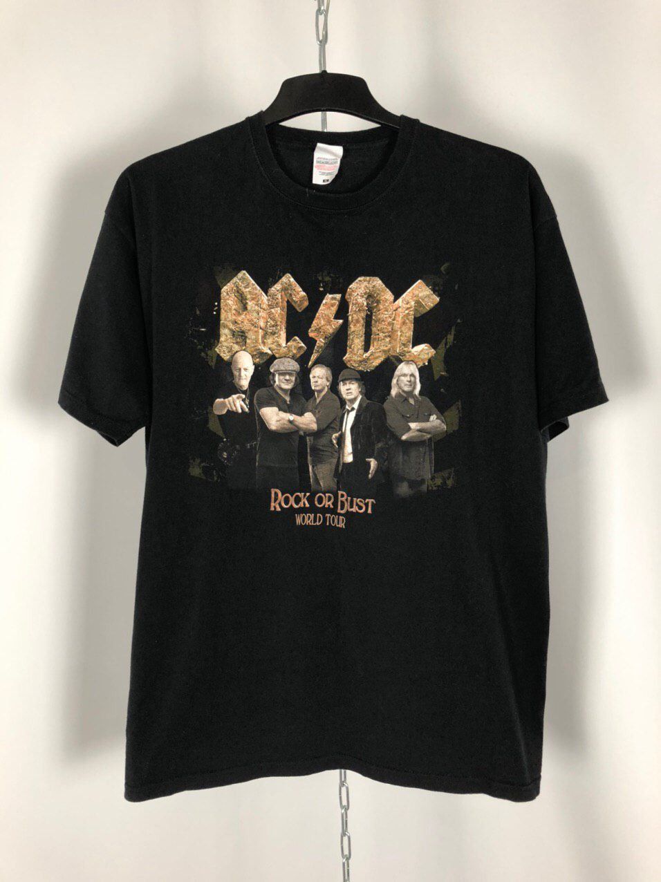 AC/DC Men’s ac/dc rock or bust 2015 t-shirts black size L Size US L / EU 52-54 / 3 - 1 Thumbnail