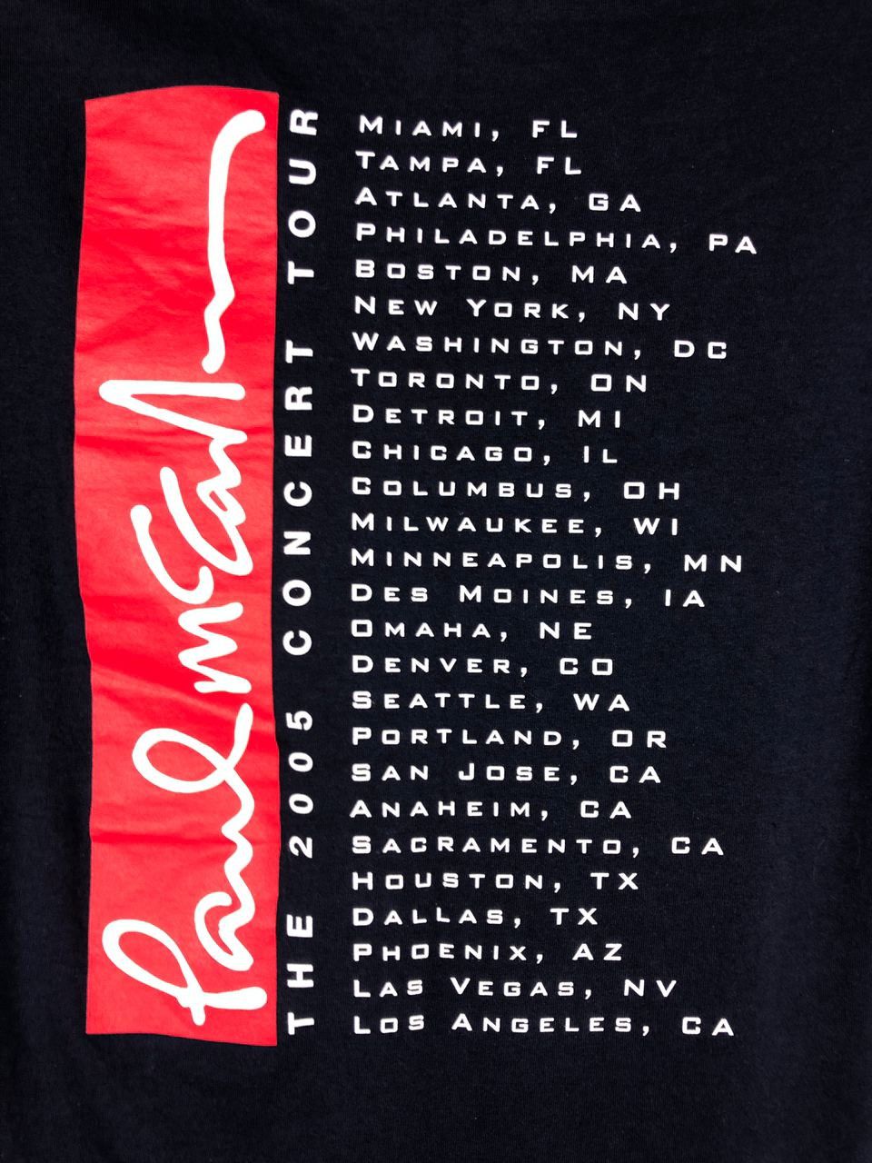 Vintage Vintage Paul McCartney singer t-shirts 2005 Size US M / EU 48-50 / 2 - 6 Thumbnail