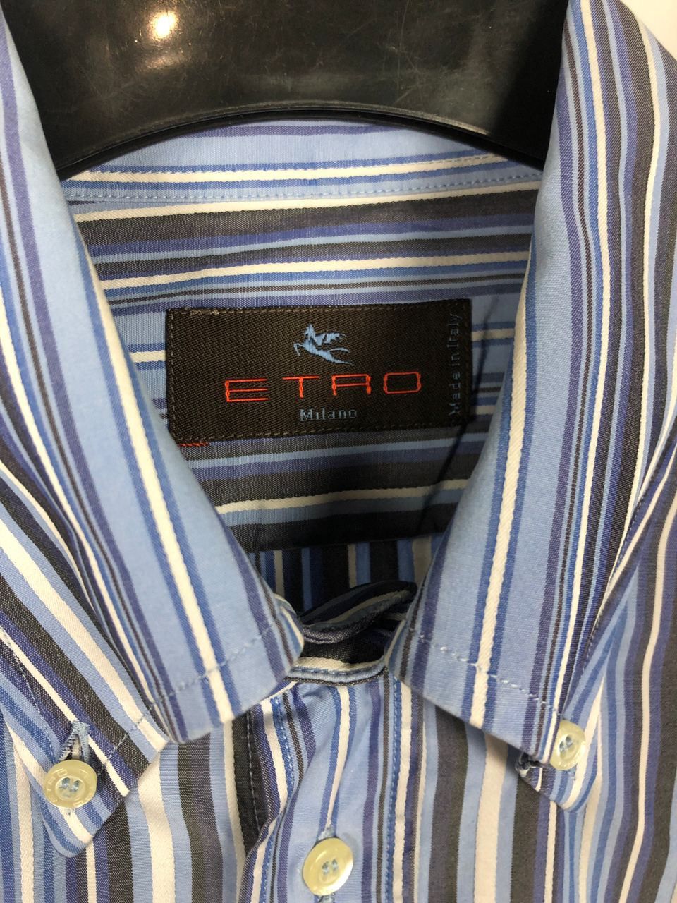 Etro Etro long sleeve shirts blue size L Size US L / EU 52-54 / 3 - 3 Thumbnail