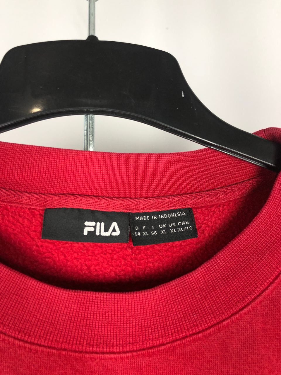 Fila Fila vintage sweatshirt red big logo size XL Size US XL / EU 56 / 4 - 3 Thumbnail