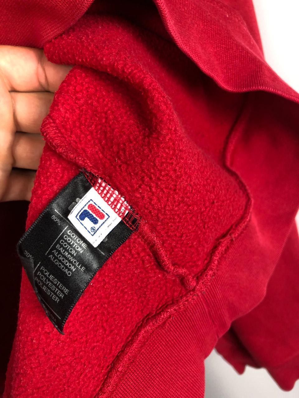 Fila Fila vintage sweatshirt red big logo size XL Size US XL / EU 56 / 4 - 4 Thumbnail
