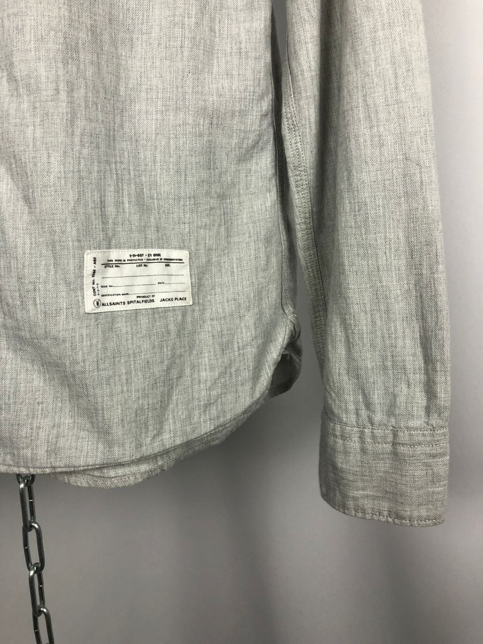 Allsaints Allsaints shirts long sleeve gray size S Size US S / EU 44-46 / 1 - 3 Thumbnail