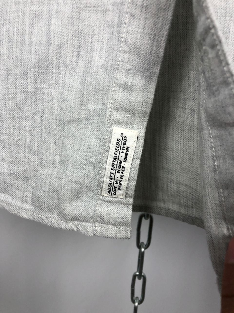 Allsaints Allsaints shirts long sleeve gray size S Size US S / EU 44-46 / 1 - 5 Thumbnail