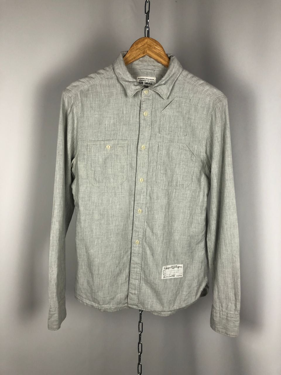 Allsaints Allsaints shirts long sleeve gray size S Size US S / EU 44-46 / 1 - 1 Thumbnail