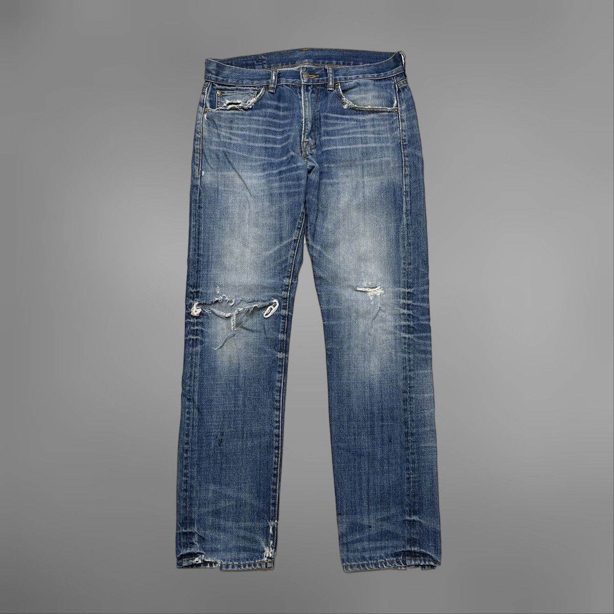 Denim & Supply Ralph Lauren Polo Ralph Lauren denim supply distressed denim pants Size US 33 - 1 Thumbnail