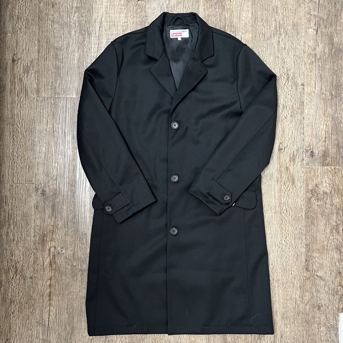 Supreme Wool Overcoat | Grailed