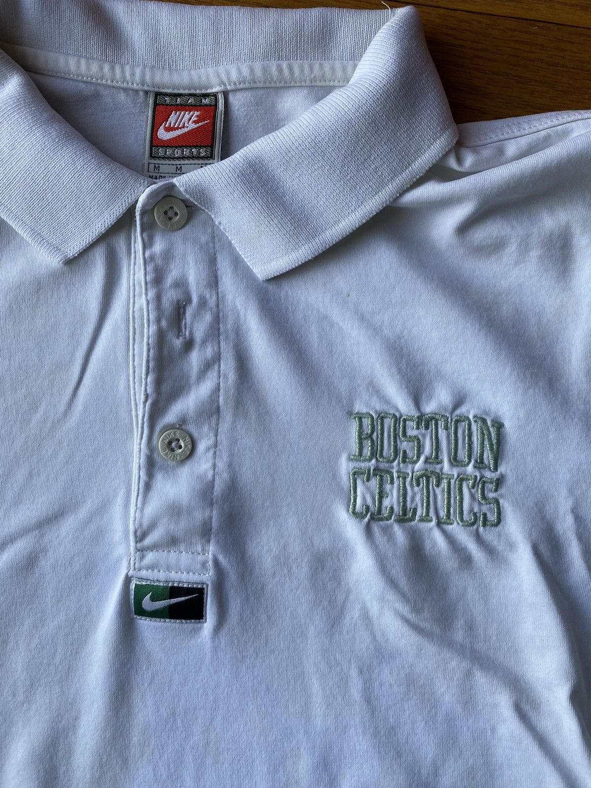 celtics nike polo