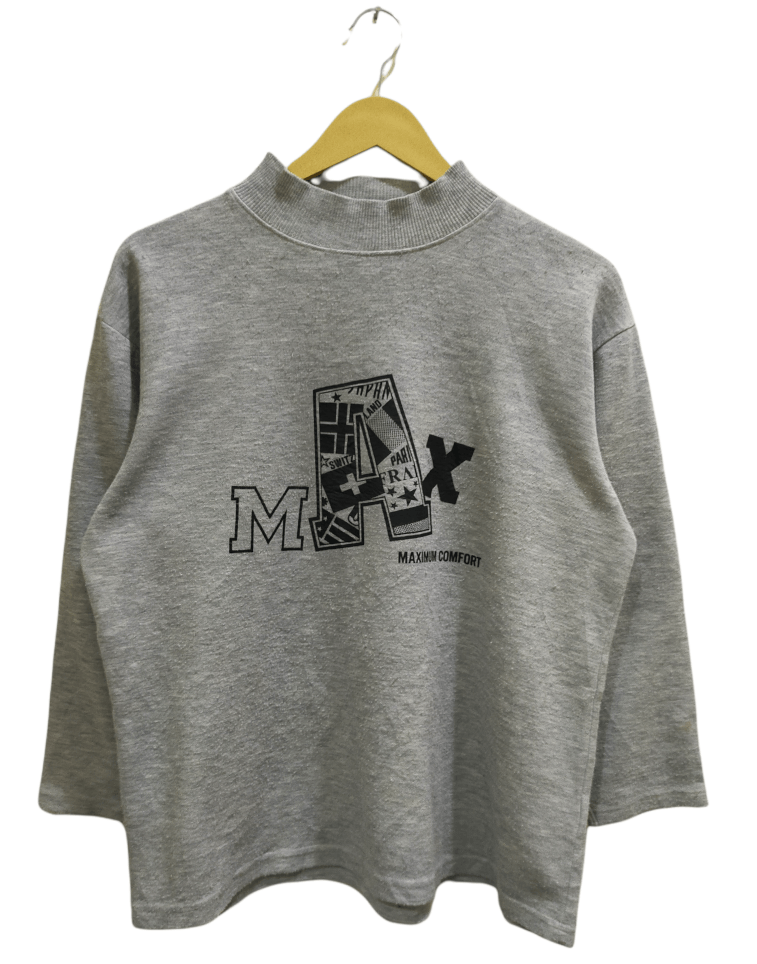 Vintage Pas De Trois 3q Turtle Neck Sweatshirt