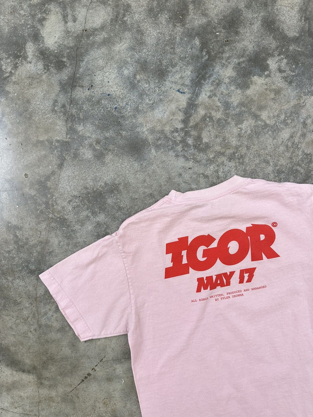 Golf Wang Golf Wang Pink Igor Album Release Tee Sz. Medium Size US M / EU 48-50 / 2 - 2 Thumbnail
