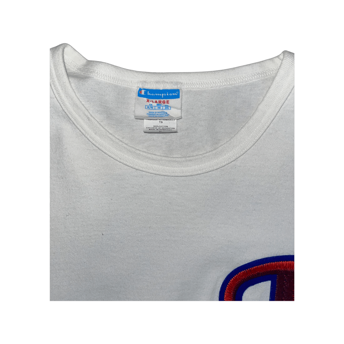 Champion × Vintage Champion Big Logo Men's White T-Shirt - Size XL Size US XL / EU 56 / 4 - 5 Thumbnail