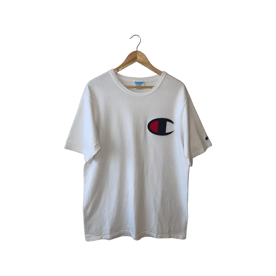 Champion × Vintage Champion Big Logo Men's White T-Shirt - Size XL Size US XL / EU 56 / 4 - 3 Thumbnail