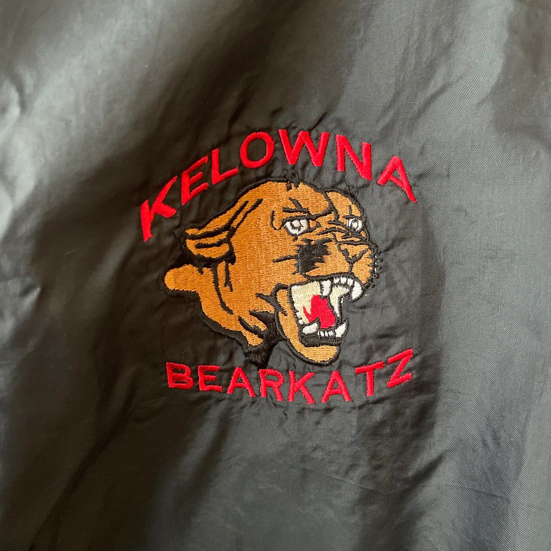 Vintage Vintage Easton Baseball Kelowna Bearkatz Nylon Jacket - XL Size US XL / EU 56 / 4 - 6 Thumbnail