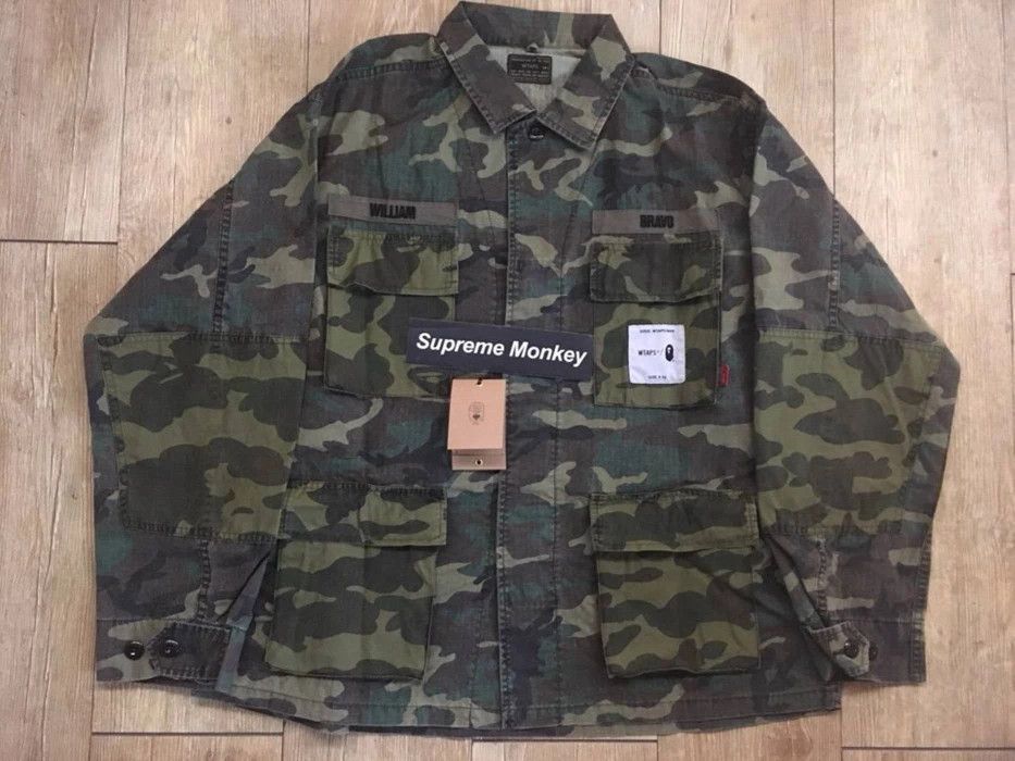 Bape × Wtaps Bape x Wtaps Jungle L/S Shirt Size US M / EU 48-50 / 2 - 5 Thumbnail