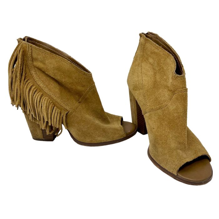 gianni bini peep toe booties