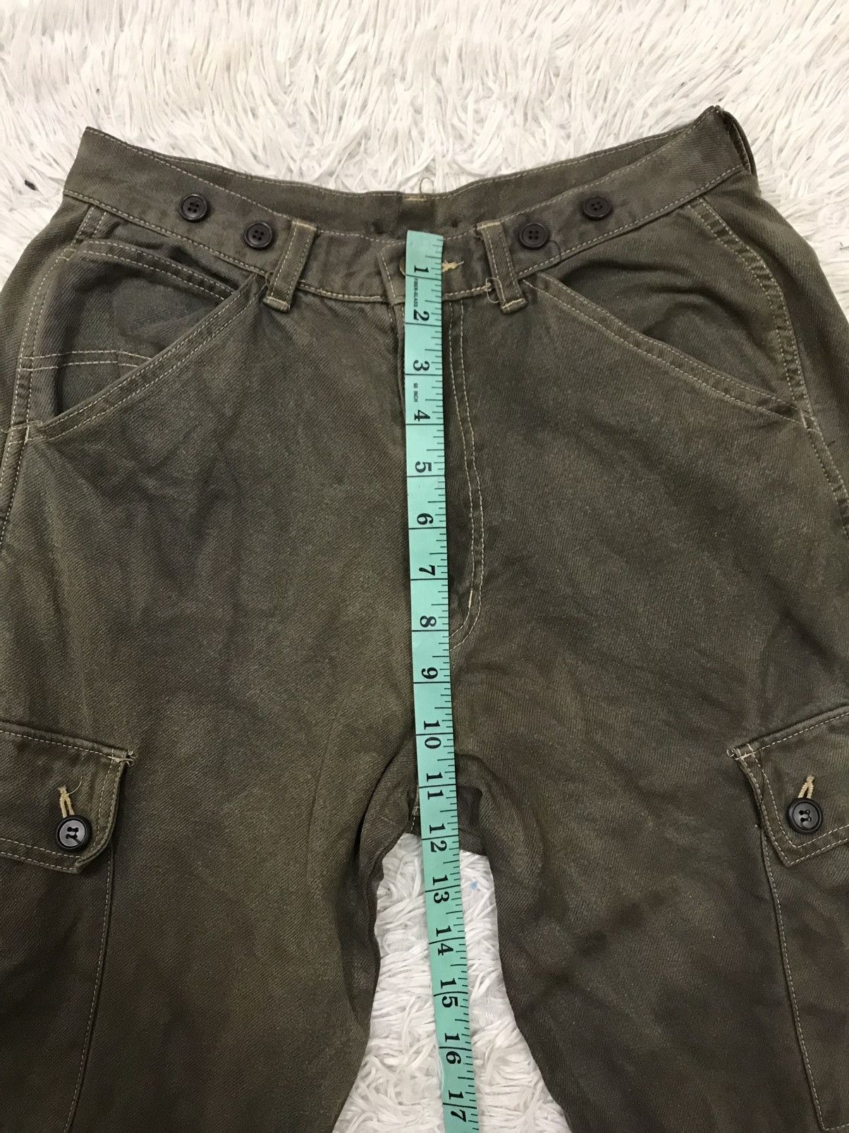 Japanese Brand UNBRANDED CARGO MULTIPOCKET PANTS Size US 26 / EU 42 - 21 Thumbnail