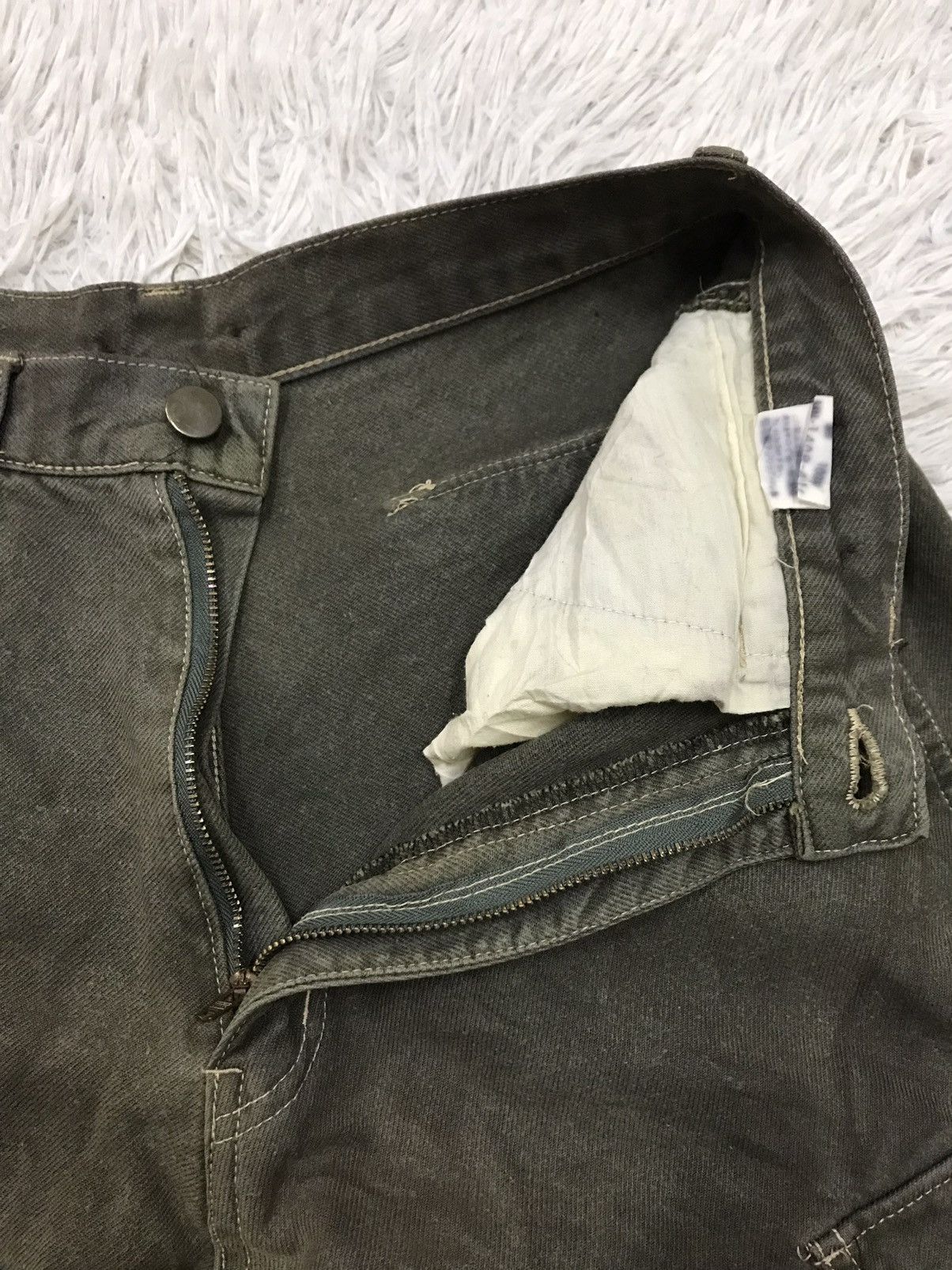 Japanese Brand UNBRANDED CARGO MULTIPOCKET PANTS Size US 26 / EU 42 - 11 Thumbnail