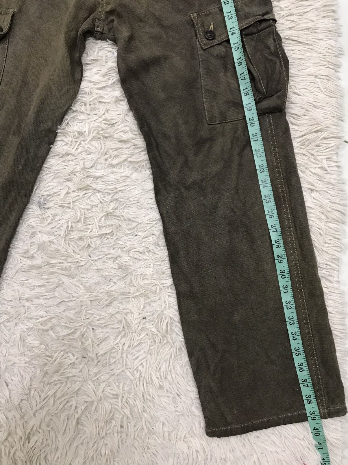 Japanese Brand UNBRANDED CARGO MULTIPOCKET PANTS Size US 26 / EU 42 - 19 Thumbnail