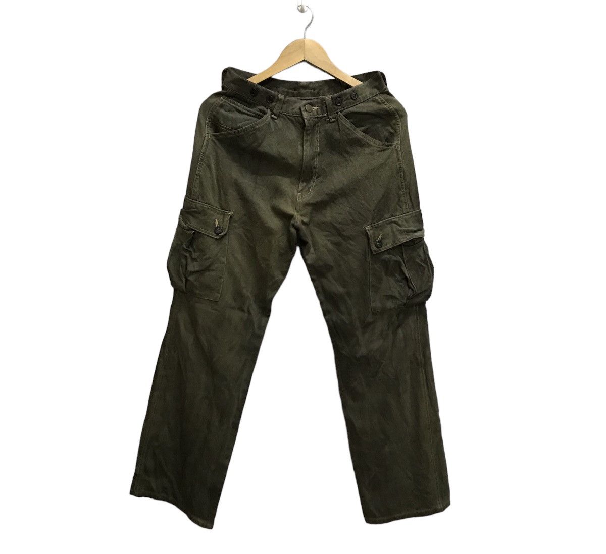Japanese Brand UNBRANDED CARGO MULTIPOCKET PANTS Size US 26 / EU 42 - 1 Thumbnail