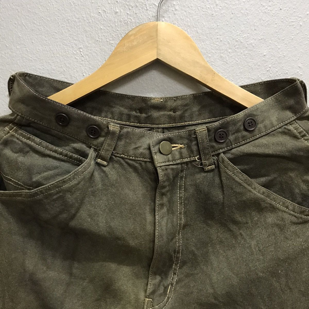 Japanese Brand UNBRANDED CARGO MULTIPOCKET PANTS Size US 26 / EU 42 - 5 Thumbnail